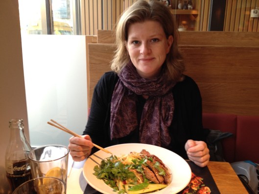 Elin it is på Wagamama